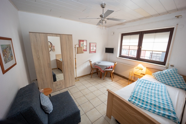 Single Appartment K2 Wohnraum